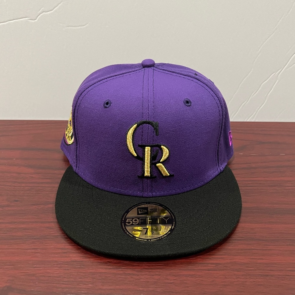 New Era, 59Fifty Fitted Hat, Colorado Rockies, Purple & Black